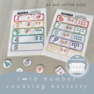 Montessori Counting Activity: Preschool Math Printable (Digital Download)