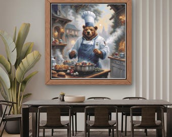 Bear Chef, cross stitch chart, full coverage, pattern keeper, markup xp