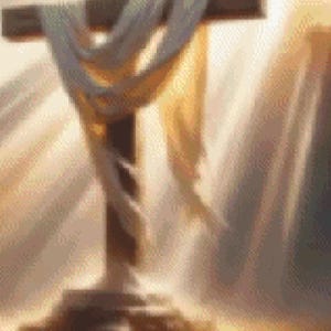 Decoración espiritual, patrón de punto de cruz religioso: patrón de bordado cristiano (PDF) Cobertura completa imagen 10