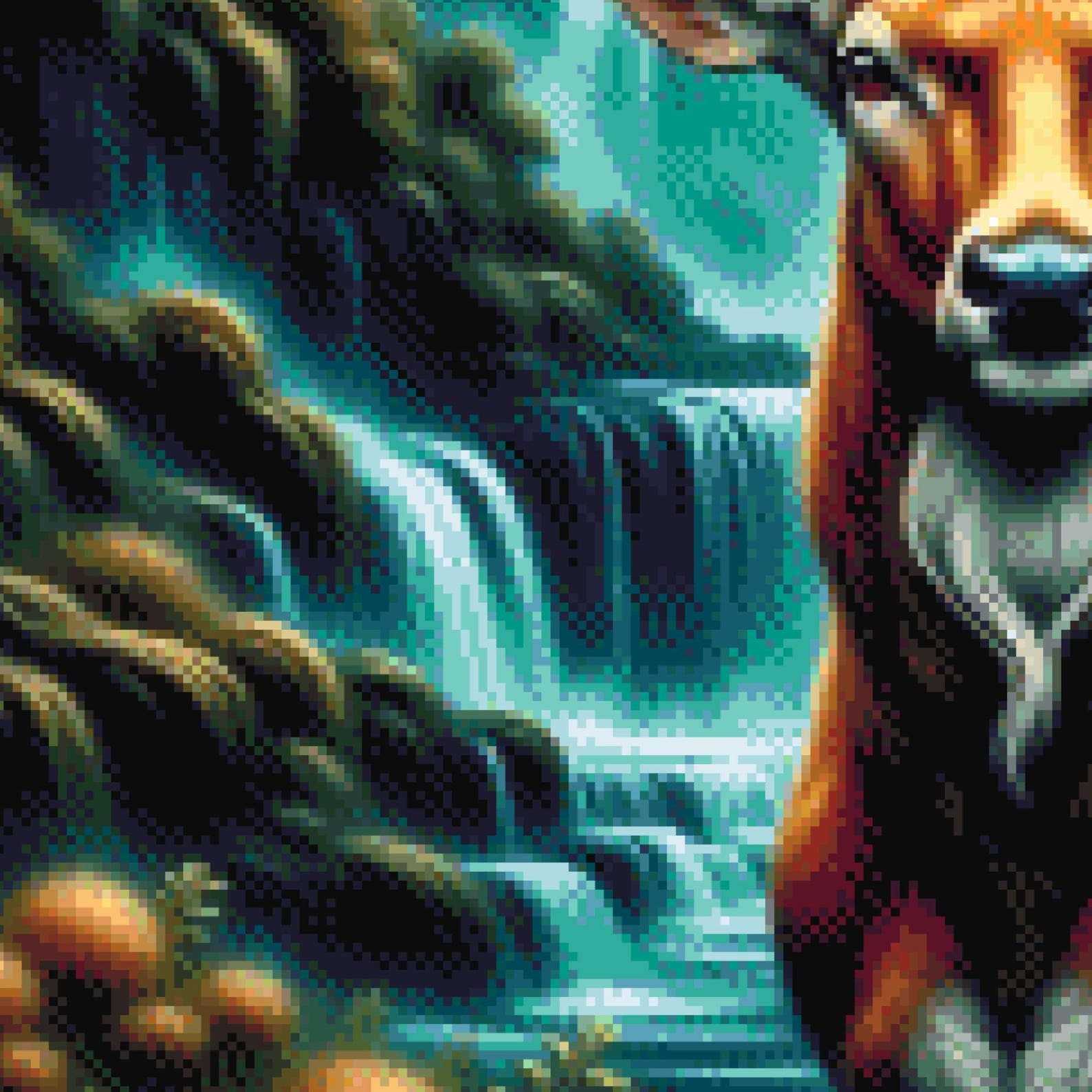 Majestic Elk, Cross Stitch Chart, Full Coverage, Pattern Keeper - Etsy