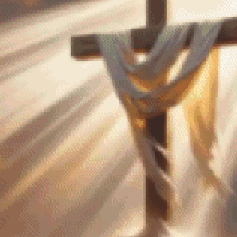 Decoración espiritual, patrón de punto de cruz religioso: patrón de bordado cristiano (PDF) Cobertura completa imagen 8