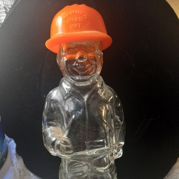 Vintage Mennan Hardhat Bottle