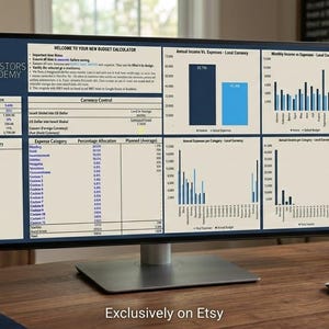 Maandelijkse budgetteringssjabloon: inkomsten en uitgaven bijhouden en ondersteuning voor meerdere valuta's