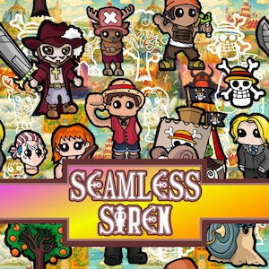 One Piece Seamless Pattern
