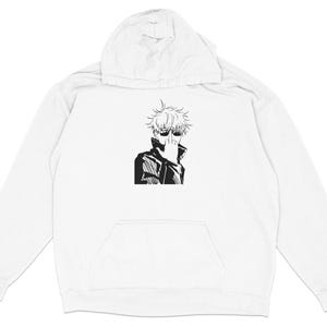 FAADBUK Jujutsu Kaisen Gojo-Satoru Taschenspiegel – Anime-Merch-Geschenk Für Fans, Mit Samtbeutel, 7 Cm Durchmesser