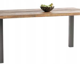 Rustykalny dębowy stół do jadalni Loft (200x100cm)