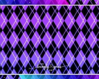 Plaid Pattern Animated Background Aesthetic Vtuber Background Purple Plaid Diamond Minimalist Background Trending Twitch Overlay