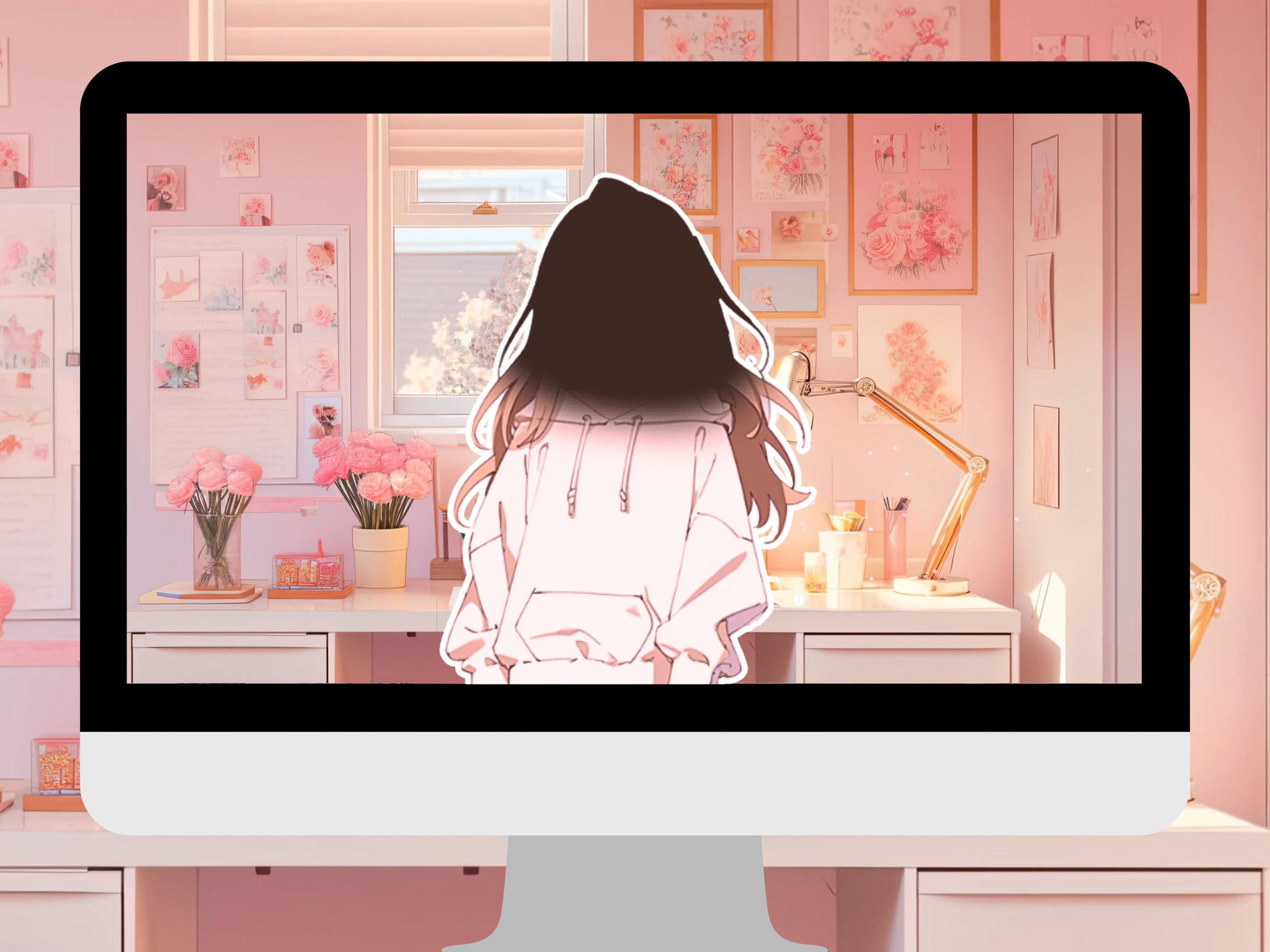 Study Background Animation Animated Lofi Video Background Cozy Anime Style Study Room Vtuber ...