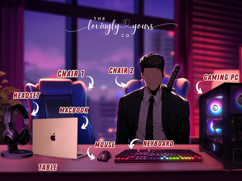 Blurred Vtuber Background Twitch Overlay Animated Vtuber Background