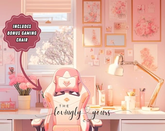 Animated Lofi Video Background Cozy Anime Style Study Room Vtuber Background Twitch Overlay Seamless Loop | Cozy Lofi Study Room