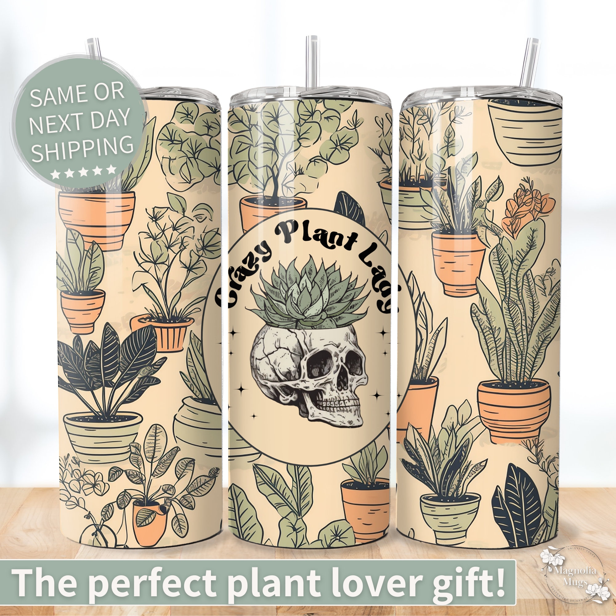 Plants Lover Tumbler With Lid And Straw, Metal Water Bottle, Insulated  Water Cups, Summer Winter Drinkware, Travel Accessories, Christmas Gifts  For Bestie, Friends, Sisters, Elders - Temu