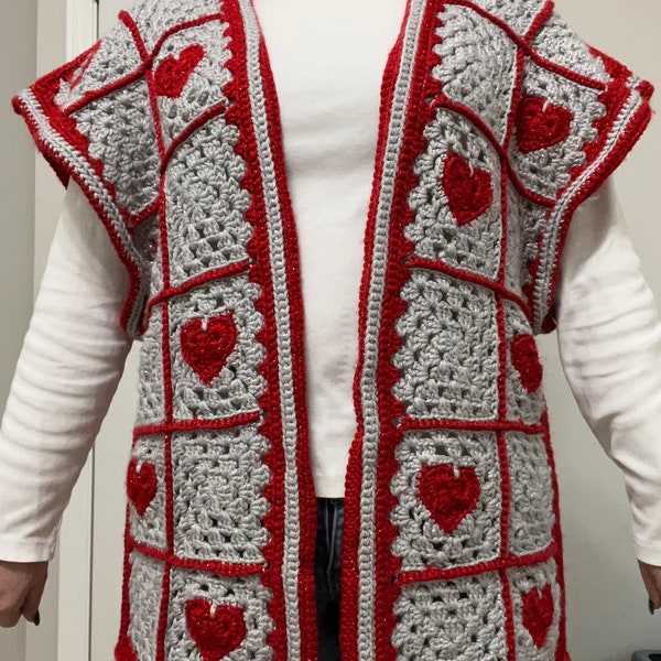 Women's DeeAnn Granny Heart Vest