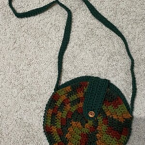 Bolso bandolera círculo verde