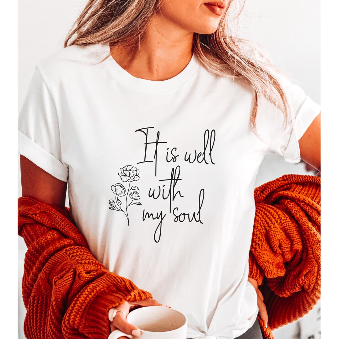 Tshirt Women of Faith Shirt for Mom Birthday Present for Her Etsy