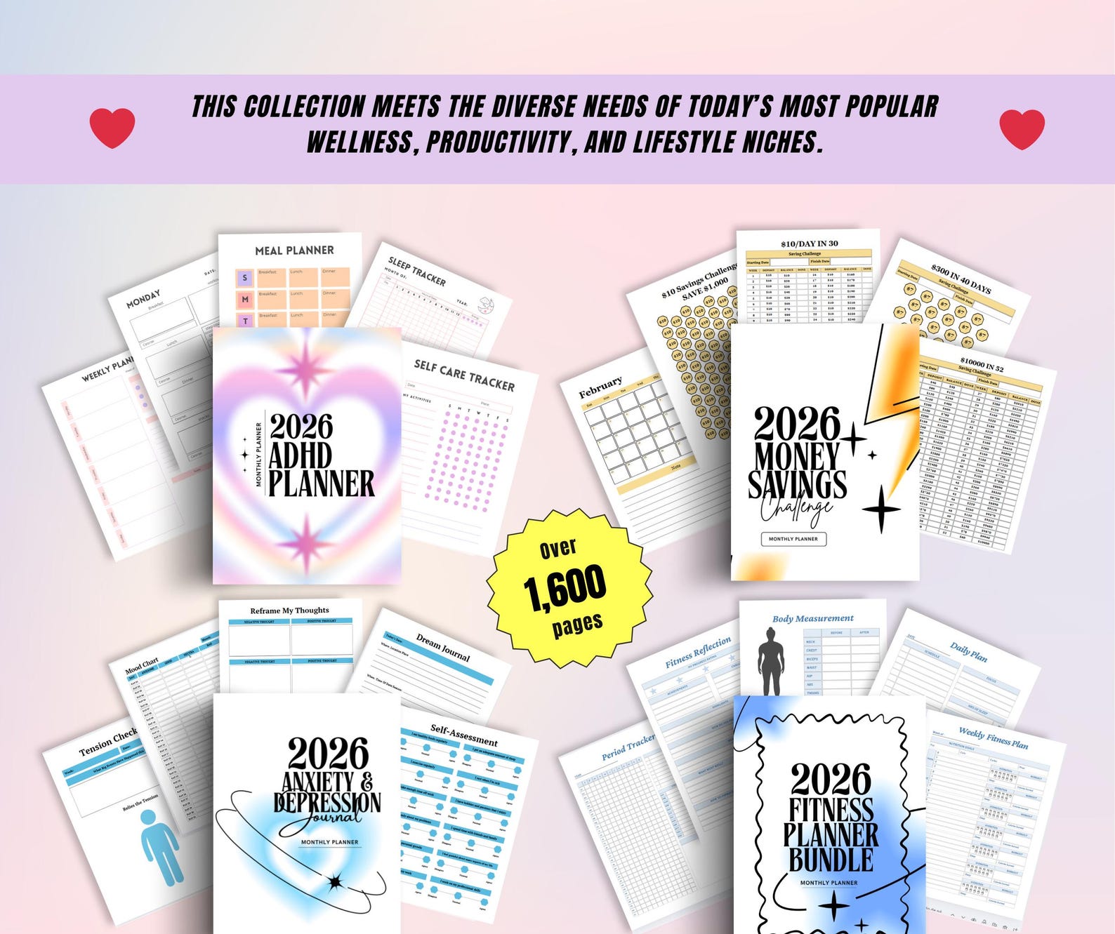 2026 PLR MRR Digital Planner Bundle, Printable, 26 Canva Plr Templates ...