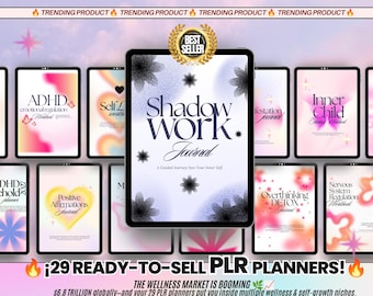 29 PLR Digital Planners Bundle | Canva PLR, Digital Planner plr, PLR Digital Products, Lead Magnet, Passive Income, 2027 Calendar Canva