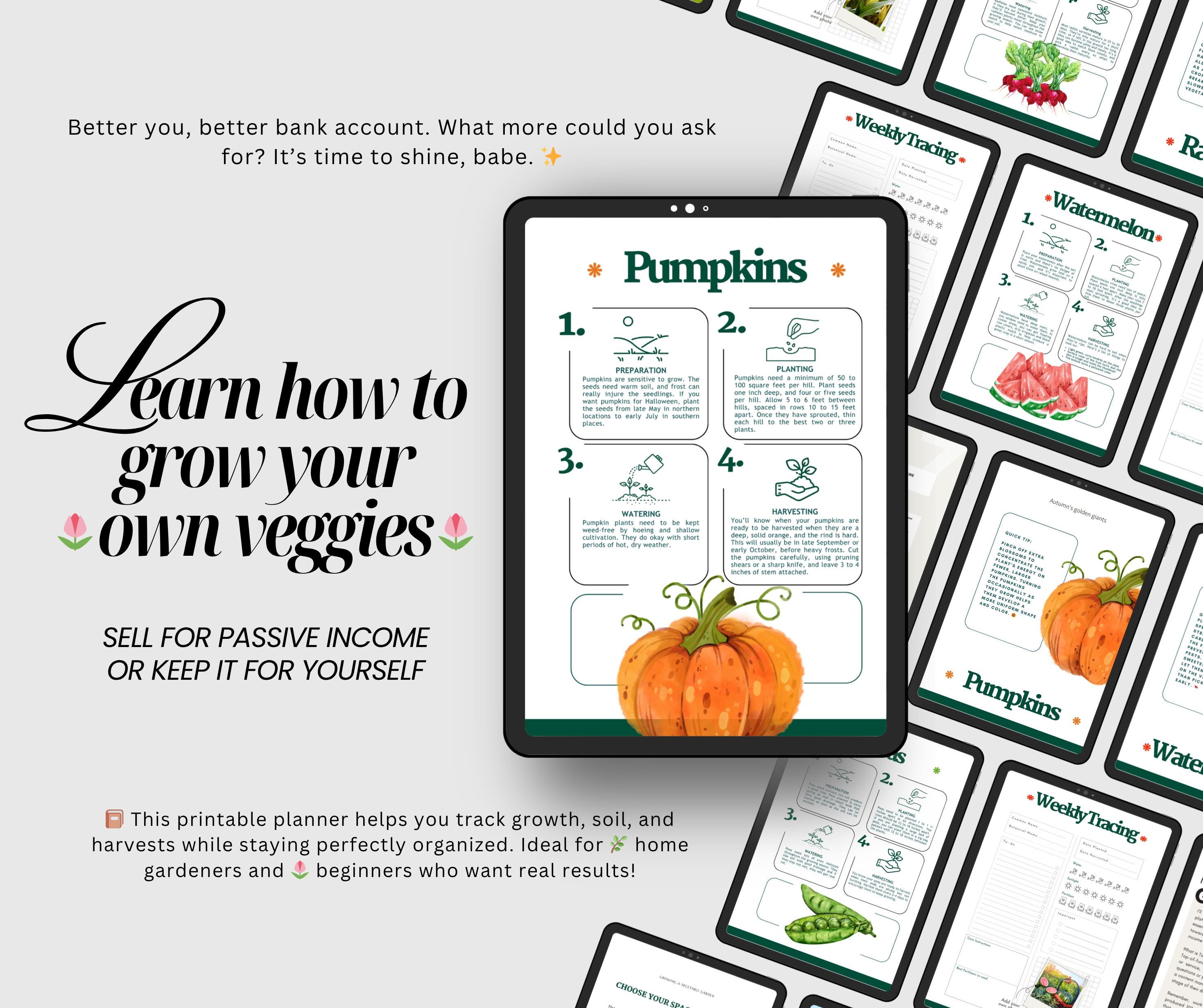 Garden Planner & Growing Guide for Beginners | Vegetable Garden Planner ...