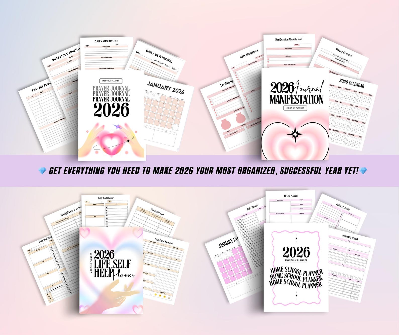 2026 PLR MRR Digital Planner Bundle, Printable, 26 Canva Plr Templates ...