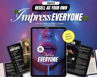 Glow Up Self Development DFY Canva Guide | Resell eBook | LeadMagnet | Passive Income | PLR MRR | Donate for You Digital Product