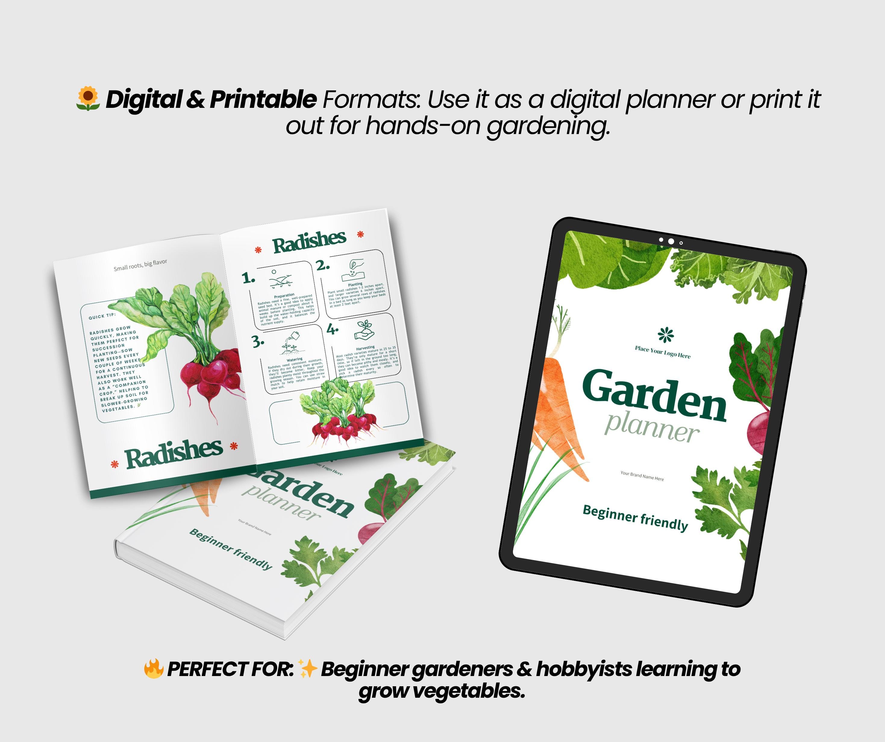 Garden Planner & Growing Guide for Beginners | Vegetable Garden Planner ...