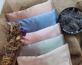 Lavender scented Satin Eye Pillow