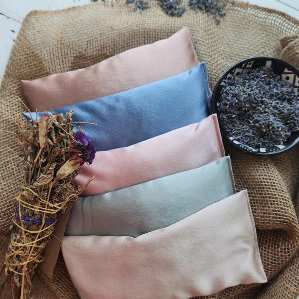 Lavender scented Satin Eye Pillow