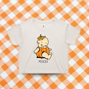 Pisces Zodiac Shirt, Halloween Kewpie Doll, Zodiac Design, Zodiac Kewpie Doll, Zodiac Halloween Tee