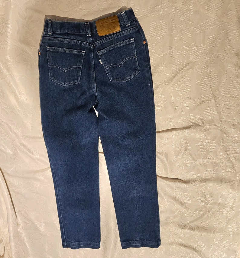 70s Vintage Levis 573 Jeans Women's Size 12 White Tab High Rise ...