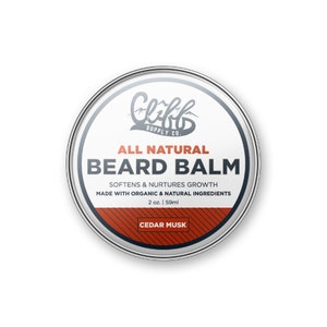 Baardverzorging, Baardbalsem, Baardgift, Baardverzachter, Baardconditioner, Baardboter, Baardolie, Baardverzorging, Baardbalsem Puck - Cedar Musk