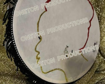 Frau mit großen Kopf wickeln