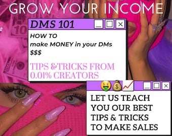 HOW TO - dms 101 for beginers - onlyfans how to make sales - money making tips & tricks