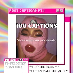 100 post captions PT.1 for onlyfans , fanvue , fansly , many vids , chaterbate and more!