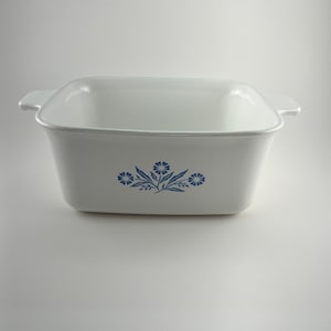Vintage Corning Ware, Corningware Casserole Dish, Blue Cornflower design, 1.5-quart P-4-B, No Lid, Retro kitchen decor, corning ware gift