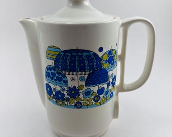Vintage Electric Hot Pot, Ceramic electric teapot, Brew master, water kettle, Vintage kitchen decor, tea pot collector gift, Maruka Japan