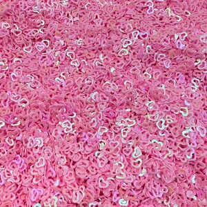 Cheer Pink Iridescent Heart Chunky Glitter pour les ongles, les arts, les cheveux, le visage, le corps / gobelet en résine / fournisseur d'artisanat à paillettes