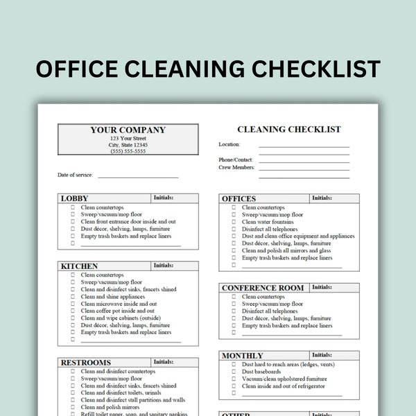 Cleaning Office Doctor - Etsy