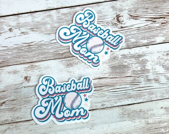 Honkbal moeder - waterdichte sticker