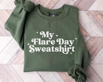 Flare Day Sweatshirt, Chronic Illness Crewneck, Spoonie Gift, POT Syndrome, Chronic Pain, Invisible Disability, Fibromyalgia Awareness, IBS