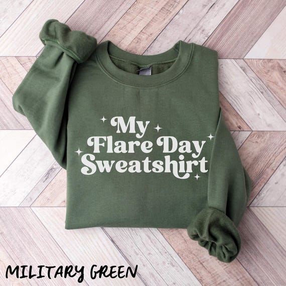 Flare Day Sweatshirt, Chronic Illness Crewneck, Spoonie Gift, POT Syndrome, Chronic Pain, Invisible Disability, Fibromyalgia Awareness, IBS
