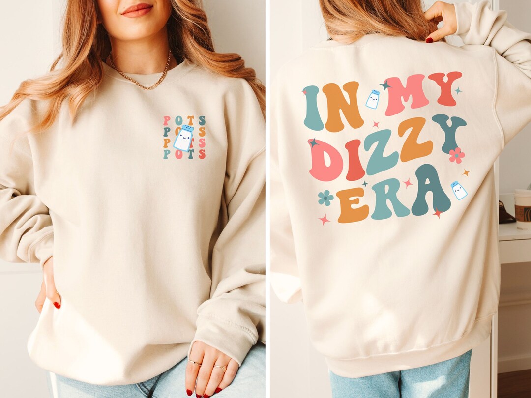 In My Dizzy Era POTS Syndrome Sweatshirt, Retro Dysautonomia Crewneck
