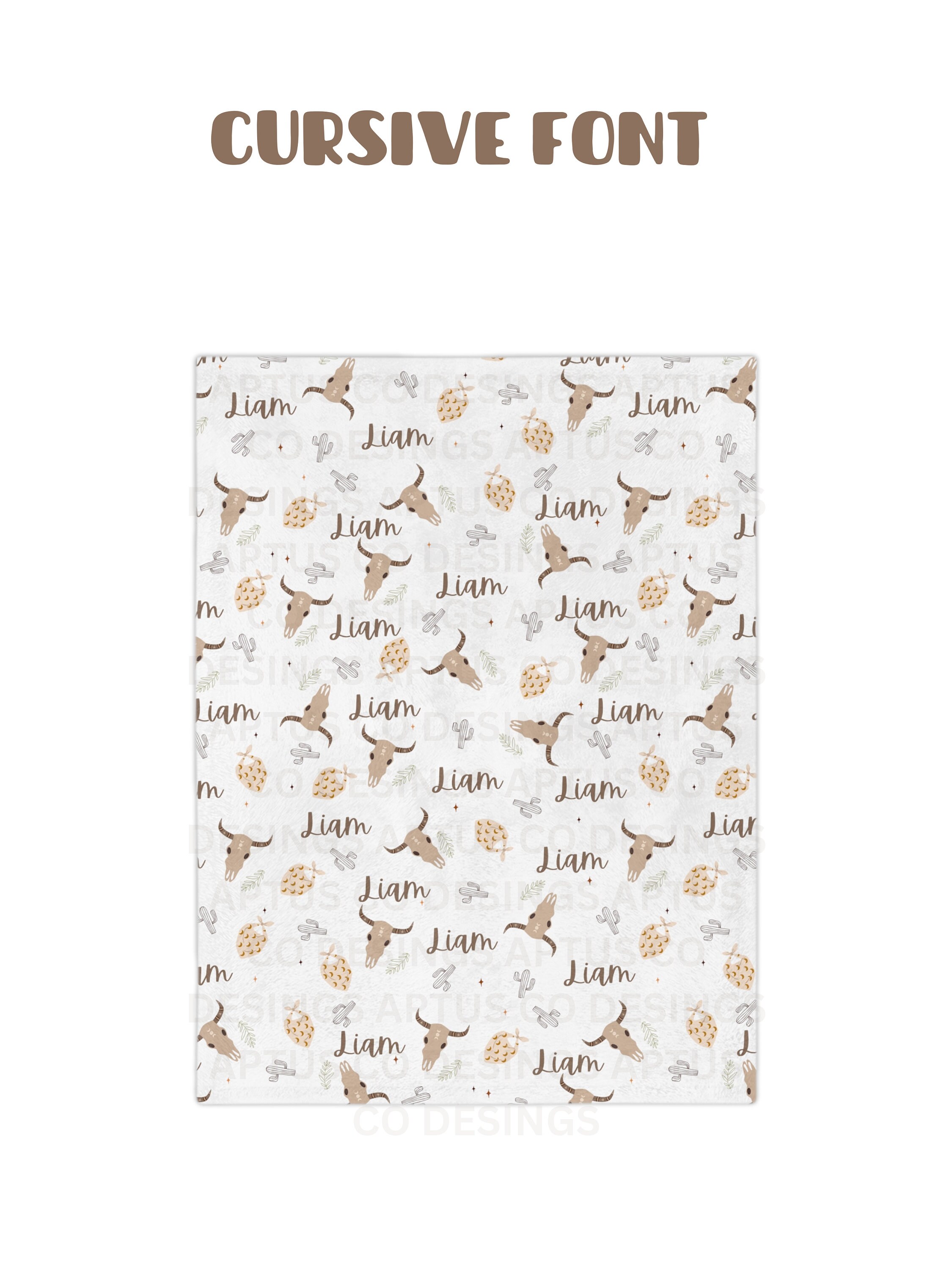 Cowboy Baby, Personalized Baby Blanket, Customizable Baby Blanket, Baby Blanket, Baby Name