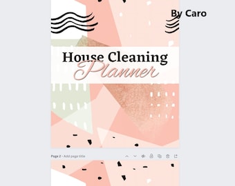 Cleaning Planner PDF Printable