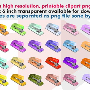 50 nietjes png-clipart, kleurrijke nietjes, plannerstickers, leuke nietjes clipart