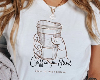 Coffee Shirt, Coffee Lover Tee, Womens Coffee TShirt, Coffee Lovers Gift, Funny Coffee Shirt, Mom Coffee Shirt, Fall Coffee Tee, Love Coffee