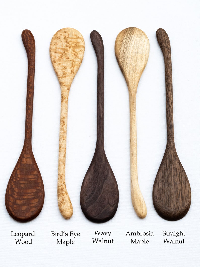 Beautiful Wooden Spoon Walnut Spoon Baking Spoon Handmade Etsy