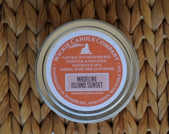 Madeline Island Sunset - Soy Candle - Handpoured - Citrus