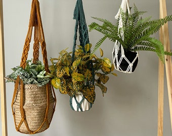 Makramee Blumenampel ohne Quaste, Blumenampel, Blumenampel, Blumenampel, Blumenampel, Blumenampel, Boho Dekoration