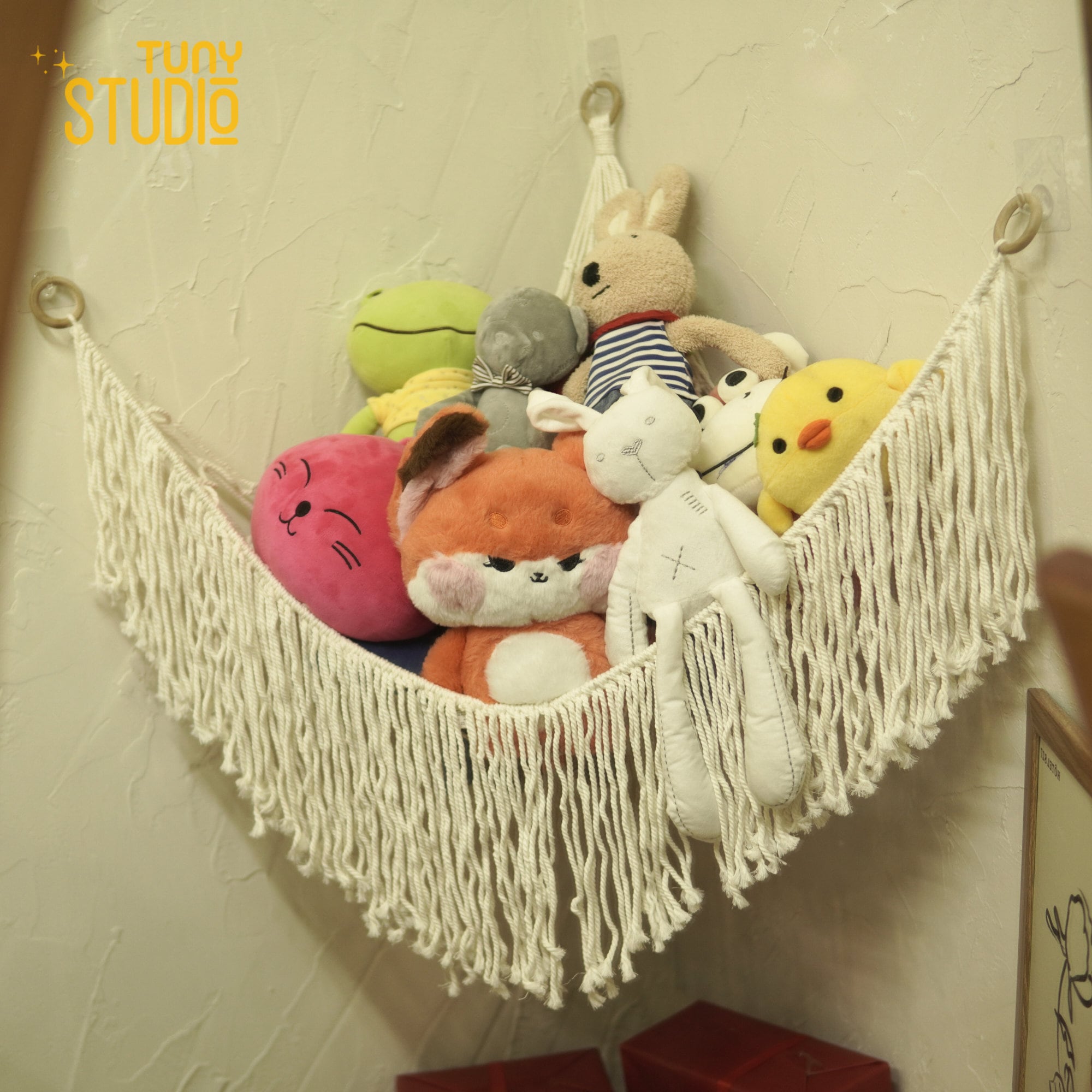 Macrame Stuffed Animal Hammock Boho Toy Hammock Stuffed - Etsy