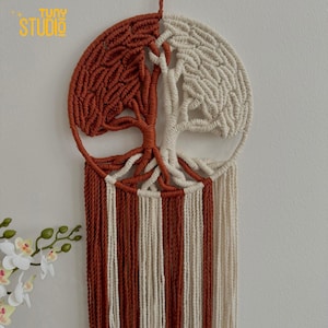 Macrame Tree Of Life Wall Hanging for Boho Home Decor and Gifts, Natural Wall Art, Macrame Tree, Gift For Mom, Bohemian Bedroom - T3202