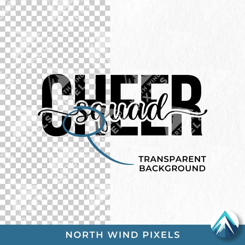Cheer Squad Digital Download, Svg Png Dxf Eps Files, Transparent With ...